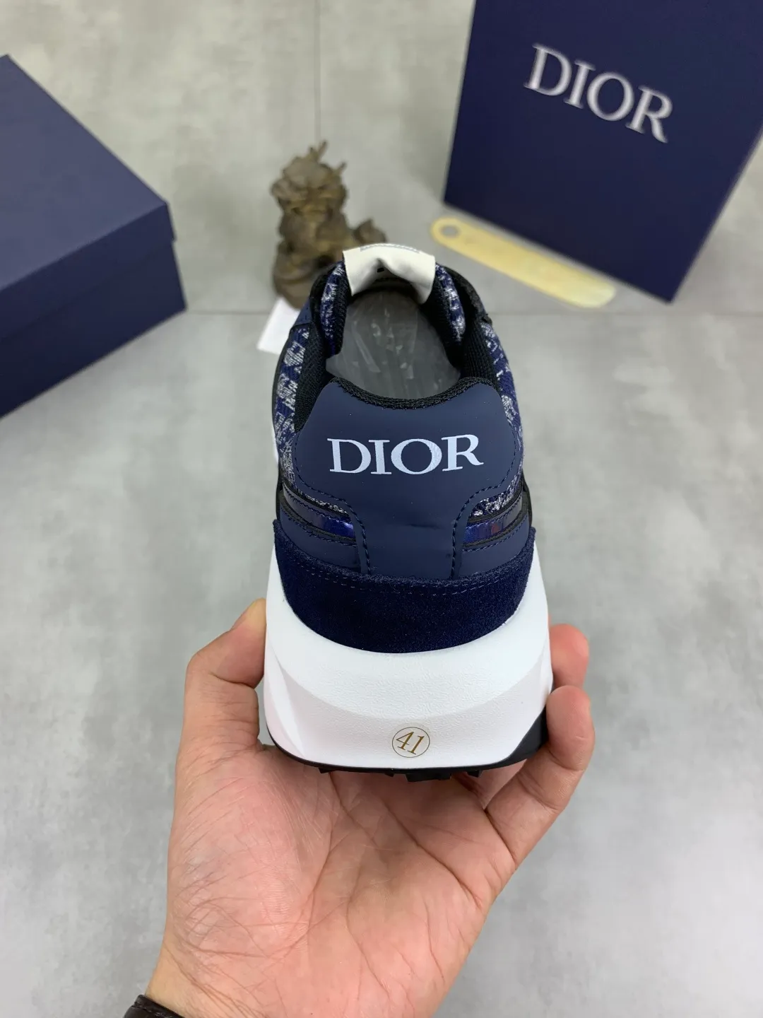 Men's Men's Shoes💰P420💰[New Style]🆘[Dior] 2025 Dior Original Lace-up Low-top Men's Shoes Classic casual shoes🔥This model is the official flagship model, with high quality and made by famous original designers. It is made of high-quality cowhide with original materials➕comfortable and breathable mesh lining➕pigskin insole. The perfect last shape and generous and fashionable design have attracted many consumers. Suitable for drivers to drive🚗. What you want is the best quality in the market. Color 4️⃣Code number: 38--44 (45 customized)